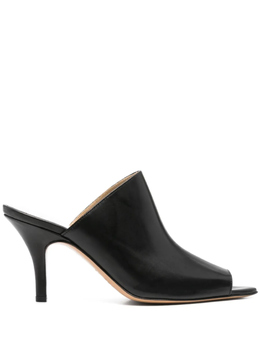 MM6 Maison Margiela: Чёрные сабо 