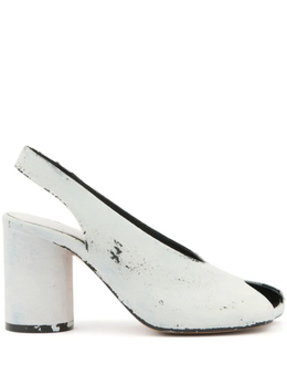 MM6 Maison Margiela: Белые сандалии 
