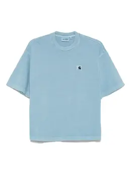 Carhartt WIP: Голубая футболка  Nelson