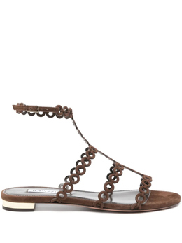 Aquazzura: Коричневые босоножки 