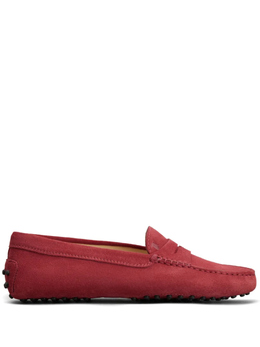Tod's: Красные лоферы 