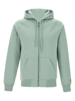 Carhartt WIP: Зелёная толстовка  Chase
