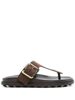 Tod's: Коричневые шлёпанцы 