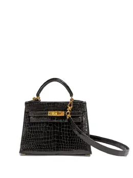 Hermès Pre-Owned: Чёрная сумка-шоппер 