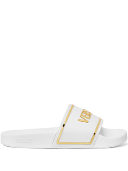 Versace: Белые сандалии 