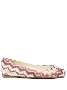 Missoni: Коричневые балетки 