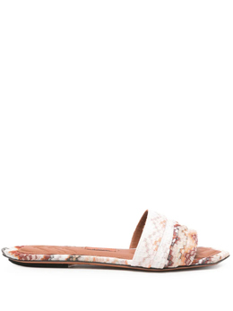 Missoni: Коричневые сандалии 