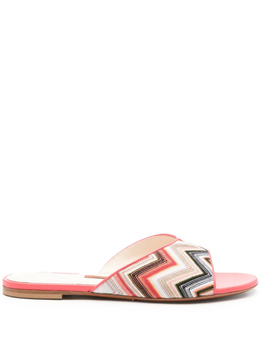 Missoni: Розовые сандалии 