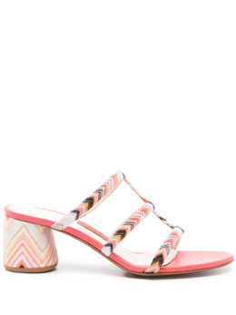 Missoni: Розовые босоножки 
