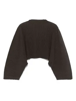 Homme Plissé Issey Miyake: Коричневая футболка 