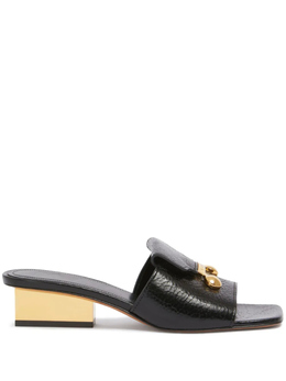 Marni: Чёрные сандалии 