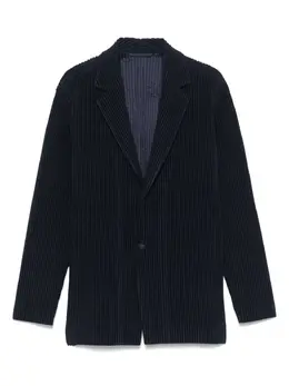 Homme Plissé Issey Miyake: Синие пиджаки 