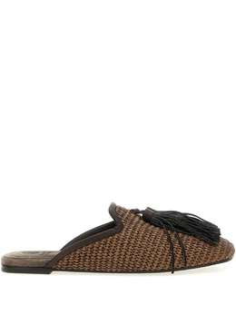 Brunello Cucinelli: Коричневые сабо 