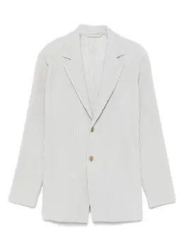 Homme Plissé Issey Miyake: Светлые пиджаки 