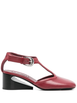 Jil Sander: Красные туфли 