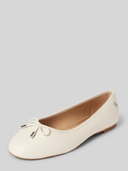 Lauren Ralph Lauren: Белые балетки 