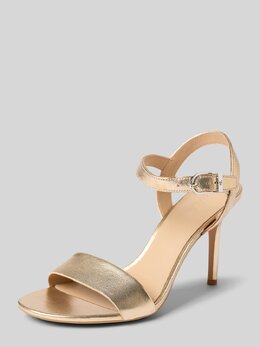 Lauren Ralph Lauren: Золотые сандалии 