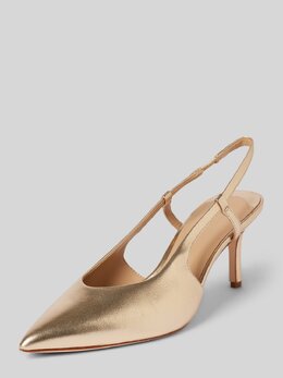 Lauren Ralph Lauren: Золотые туфли 