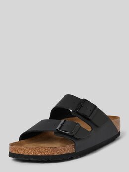 Birkenstock: Чёрные сандалии 
