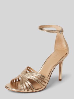 Lauren Ralph Lauren: Золотые сандалии 