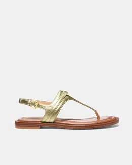 MICHAEL Michael Kors: Золотые сандалии 