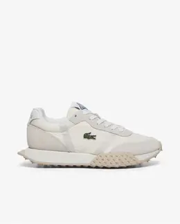 Lacoste: Белые кроссовки 