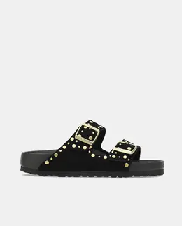 Birkenstock: Чёрные сандалии  Arizona