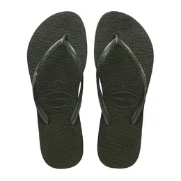 Havaianas: Зелёные шлёпанцы 
