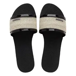 Havaianas: Чёрные шлёпанцы 