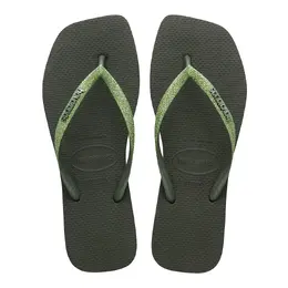 Havaianas: Зелёные шлёпанцы 