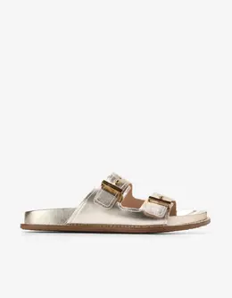 Cole Haan: Золотые босоножки 