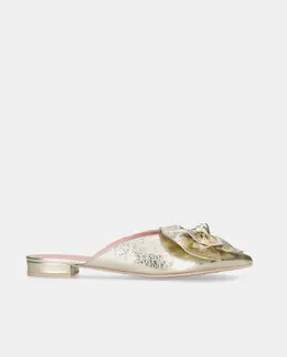 Pretty Ballerinas: Золотые сабо 