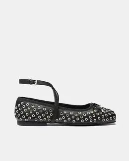 MICHAEL Michael Kors: Чёрные балетки 