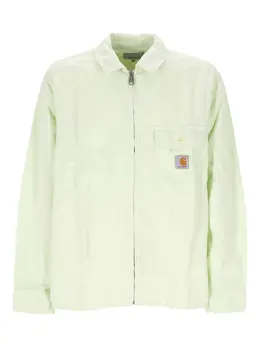 Carhartt WIP: Зелёная рубашка 