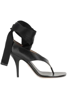 Ferragamo: Чёрные сандалии 