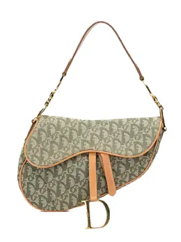 Christian Dior Pre-Owned: Зелёная сумка 
