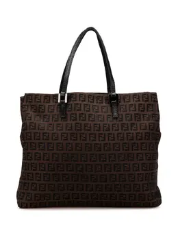 Fendi Pre-Owned: Коричневая сумка-шоппер 