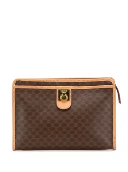Céline Pre-Owned: Коричневый клатч 