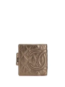CHANEL Pre-Owned: Коричневый кошелёк 