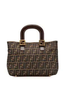 Fendi Pre-Owned: Коричневая сумка-шоппер 
