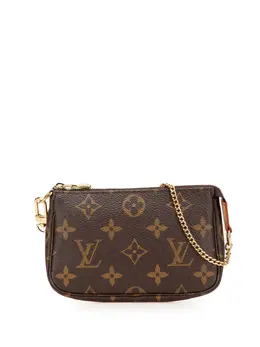 Louis Vuitton Pre-Owned: Коричневая сумка 
