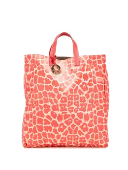 Fendi Pre-Owned: Сумка-шоппер с леопардовым принтом 