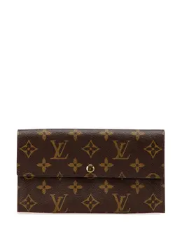 Louis Vuitton Pre-Owned: Коричневый кошелёк 