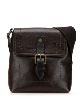 Louis Vuitton Pre-Owned: Коричневая сумка через плечо 