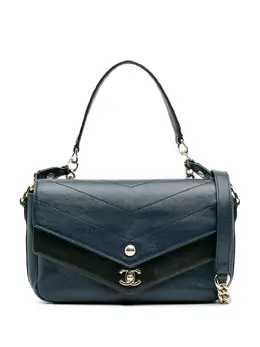 CHANEL Pre-Owned: Голубая сумка 