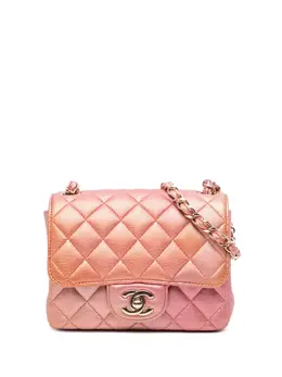 CHANEL Pre-Owned: Оранжевая сумка через плечо 