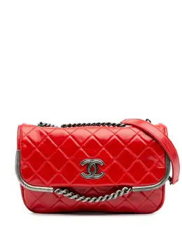CHANEL Pre-Owned: Красная сумка через плечо 