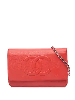 CHANEL Pre-Owned: Красный кошелёк 