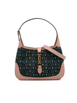 Gucci Pre-Owned: Сумка через плечо с растительным принтом 