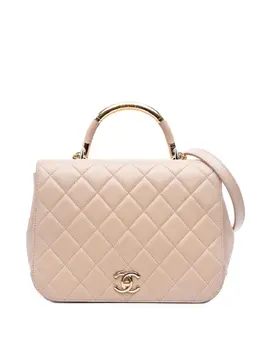 CHANEL Pre-Owned: Коричневая сумка 